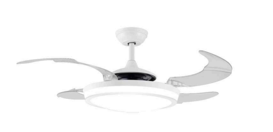 Transparent Retractable Ceiling Fan