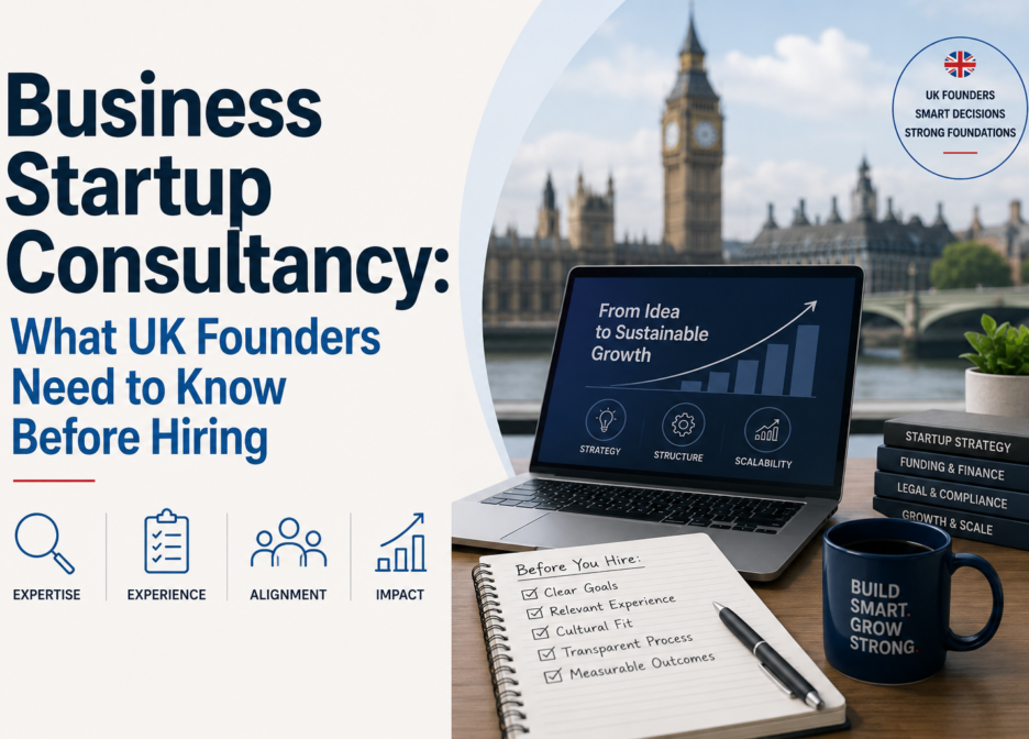Business Startup Consultancy: What UK Founders Need to Know Before Hiring