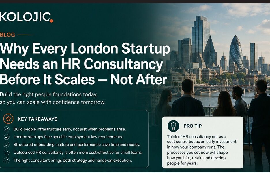 Start Up HR Consultancy London | Kolojic