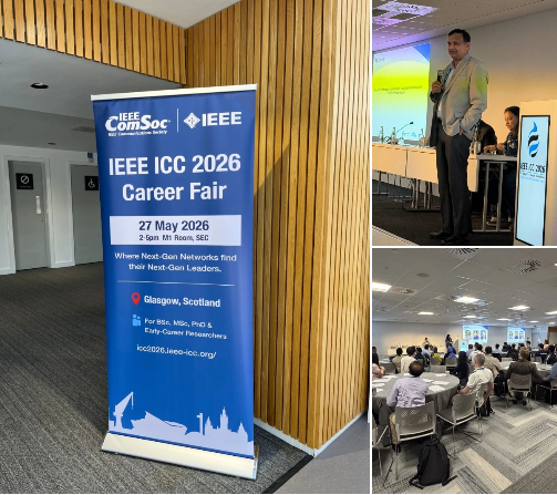 Dr Junaid Syed at IEEE ICC 2026